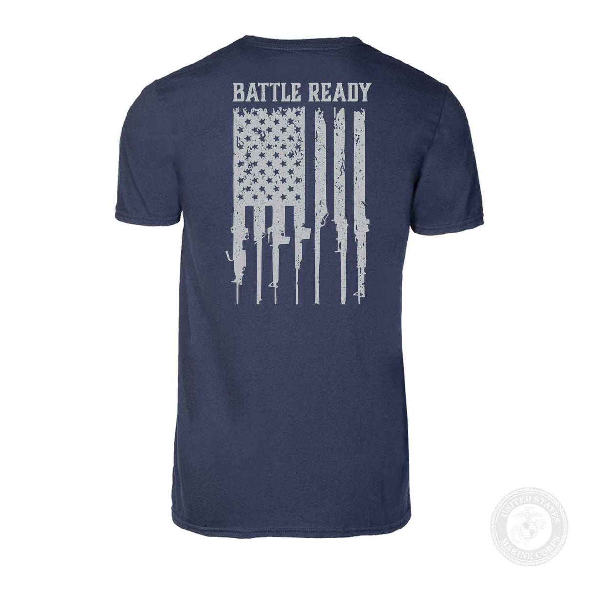 Battle Ready Flag T-Shirt -Back Design - SGT GRIT