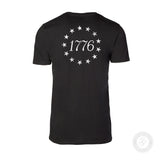 1776 Betsy Ross Flag T-Shirt - Back Design - SGT GRIT
