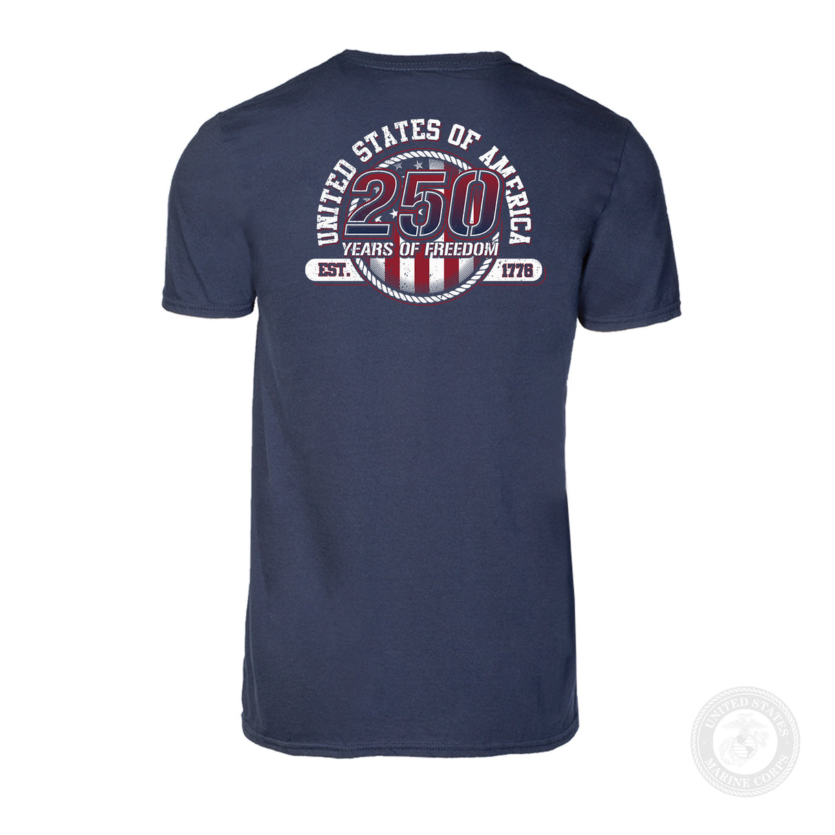 250 Years of Freedom T-Shirt - Back Design - SGT GRIT