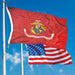 USA Marine Corps Flag Combo - SGT GRIT