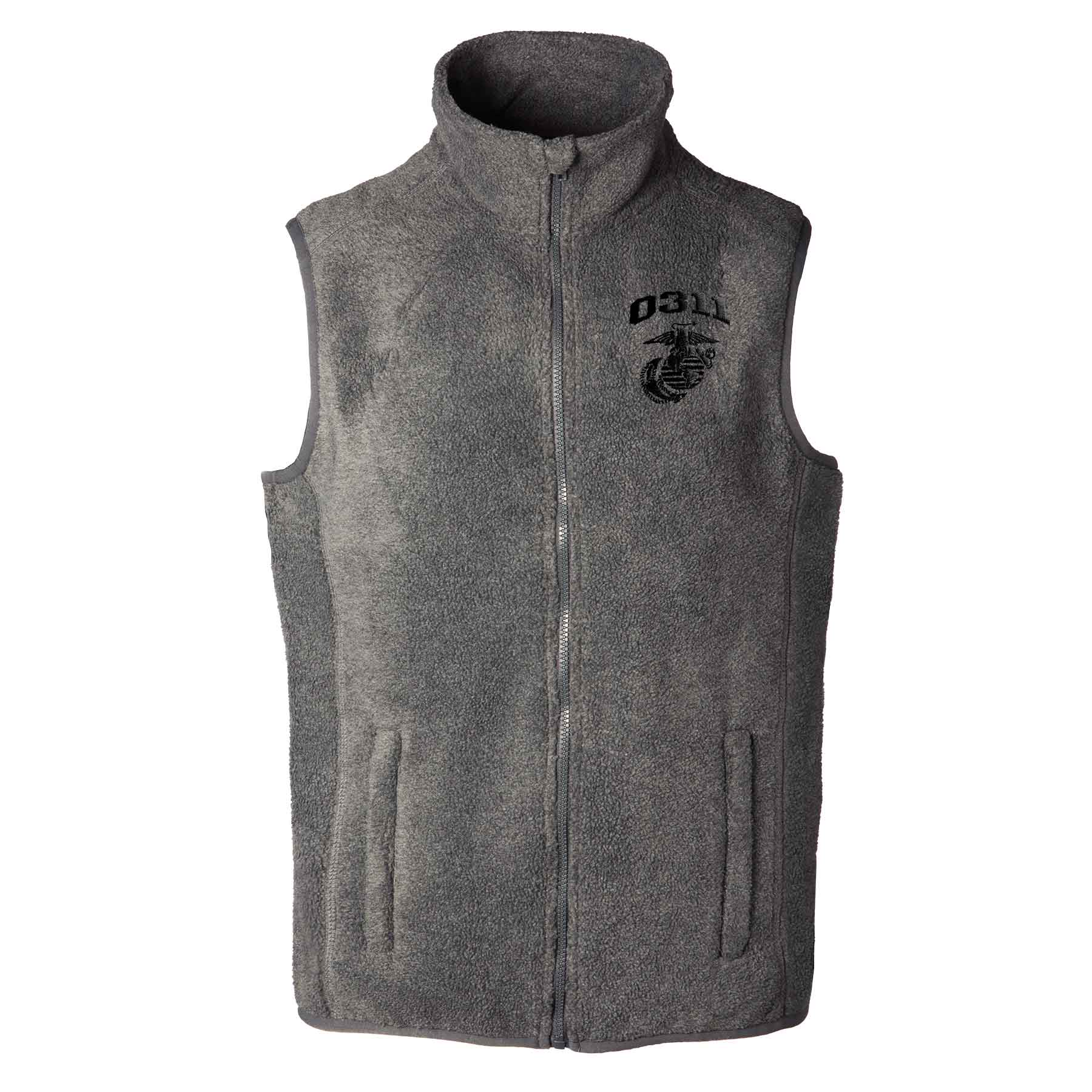 Marine Corps MOS Embroidered Fleece Vest | Custom USMC