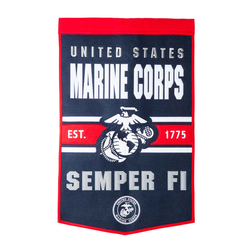 US Marines Semper Fidelis Wool Banner - SGT GRIT