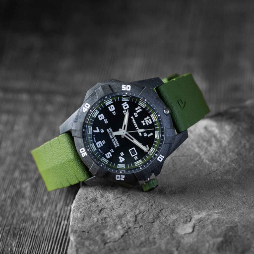 ProTek USMC Carbon Composite Dive Watch, green - SGT GRIT