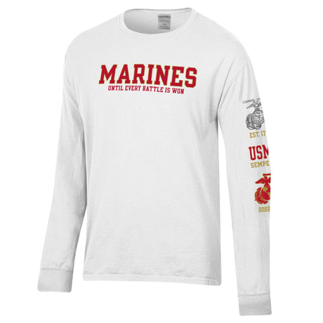 ComfortWash Marines Every Battle Long Sleeve T-shirt - SGT GRIT