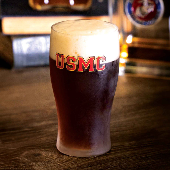 USMC EGA Frosted Beer Glass - SGT GRIT