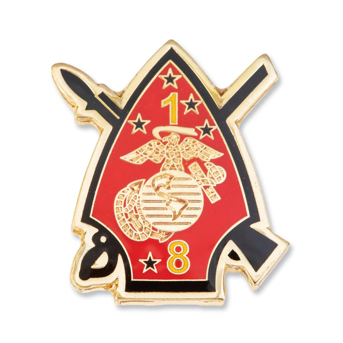 1st Battalion 8th Marines Pin - SGT GRIT