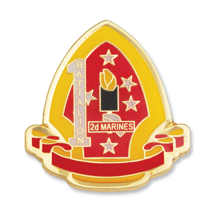 1st Battalion 2nd Marines Pin - SGT GRIT
