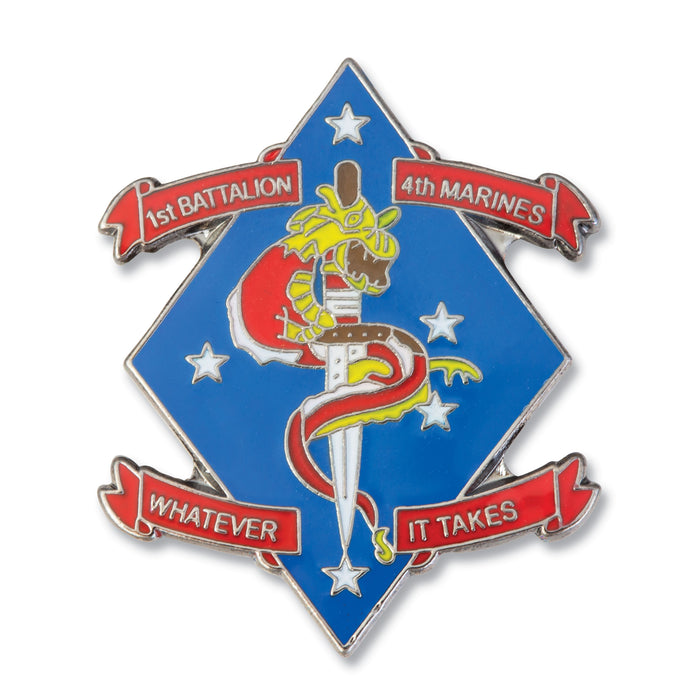 1st Battalion 4th Marines Pin