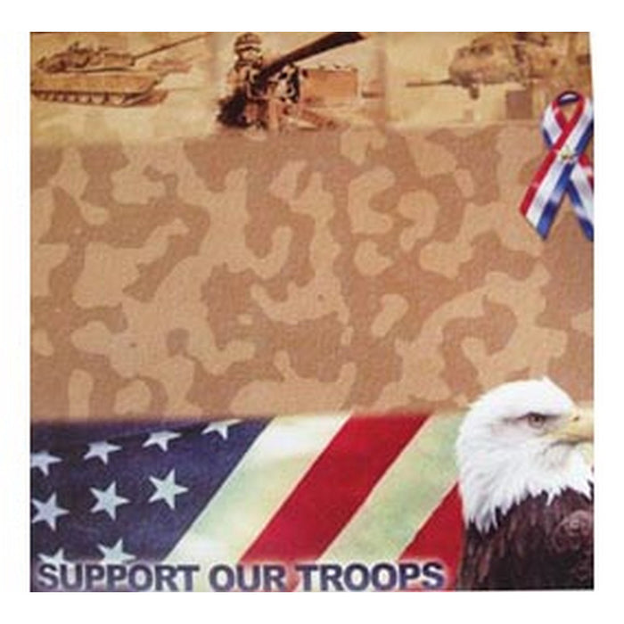 Support Our Troops Scrapbooking Paper - SGT GRIT