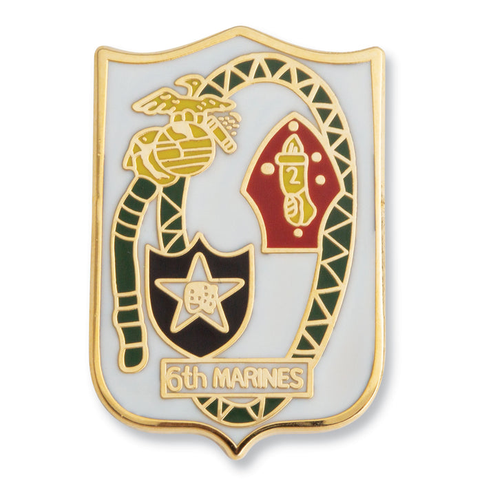 6th Marine Regiment Pin - SGT GRIT