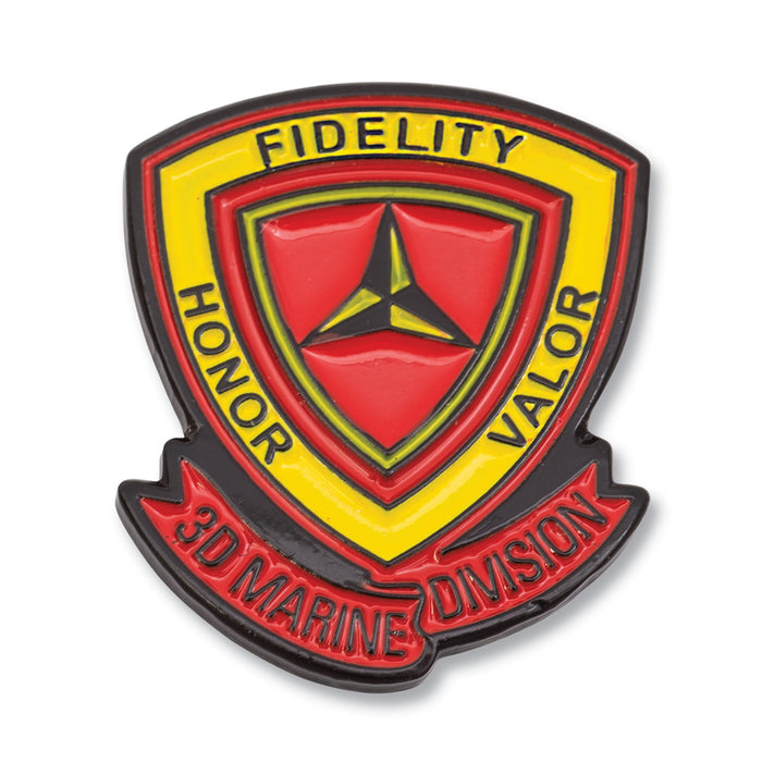 3rd Marine Division Pin - SGT GRIT