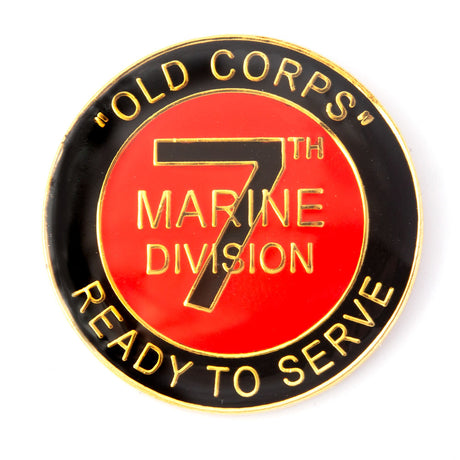 7th Marine Division Pin - SGT GRIT