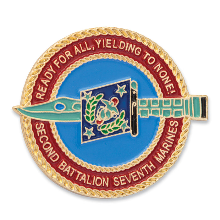 2nd Battalion 7th Marines Pin - SGT GRIT