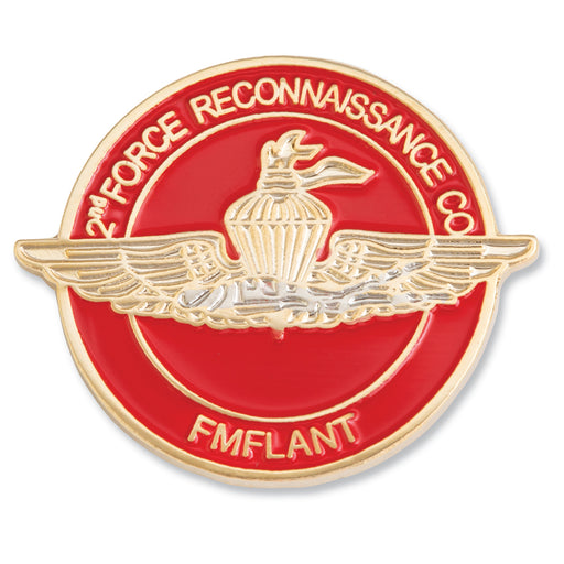 USMC 2nd Force Reconnaissance Company Pin - SGT GRIT