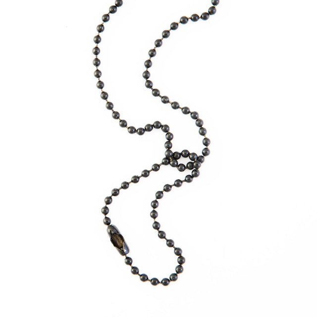 Chain Set With Tag Black Dog Tag Chain Set – SGT GRIT