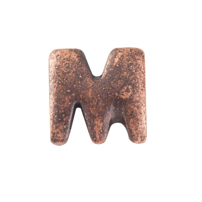 Bronze Letter M Medal Accessory