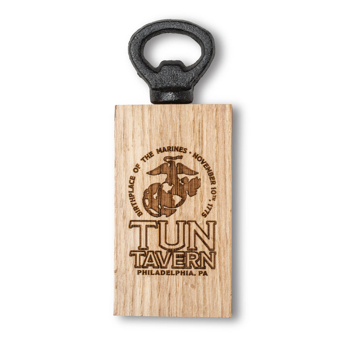 Tun Tavern Wood Bottle Opener