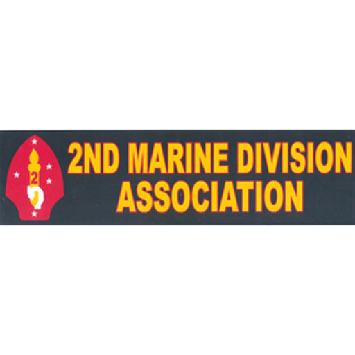 2nd Marine Division Association Bumper Sticker - SGT GRIT