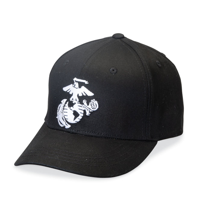 Eagle, Globe, and Anchor Hat- Black