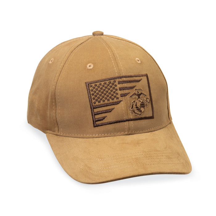 USMC Low Profile Hat- Coyote Brown