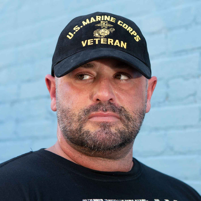 USMC Veteran Hat- Personalized- Black - SGT GRIT