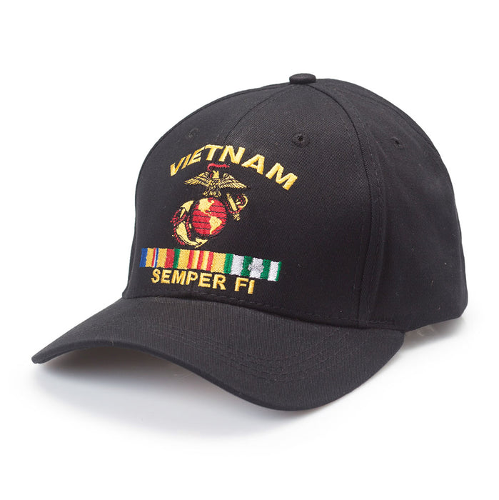 Marine Vietnam War Ribbon Hat- Black - SGT GRIT