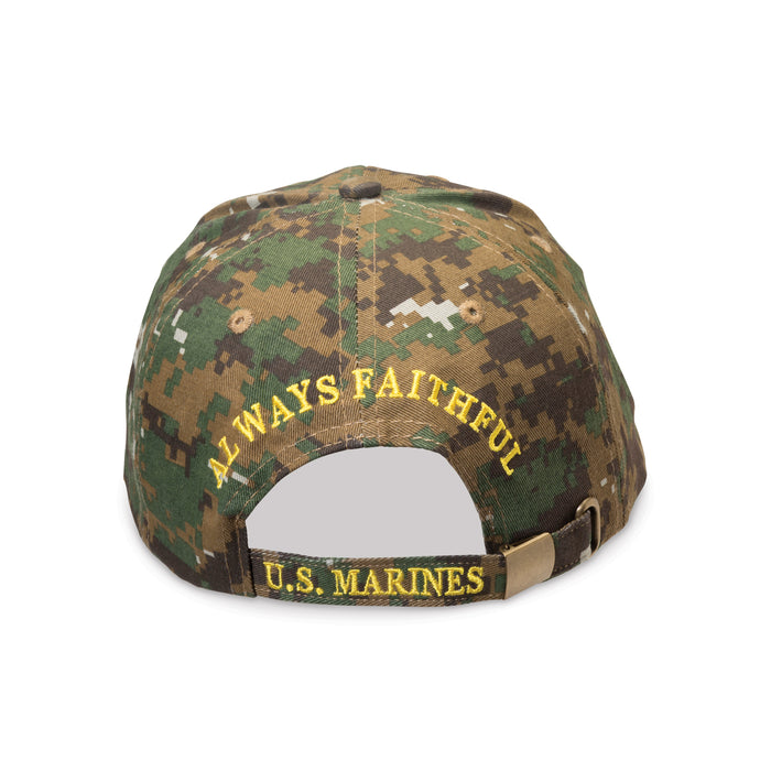 United States Marine Corps Logo Hat- Digital Woodland