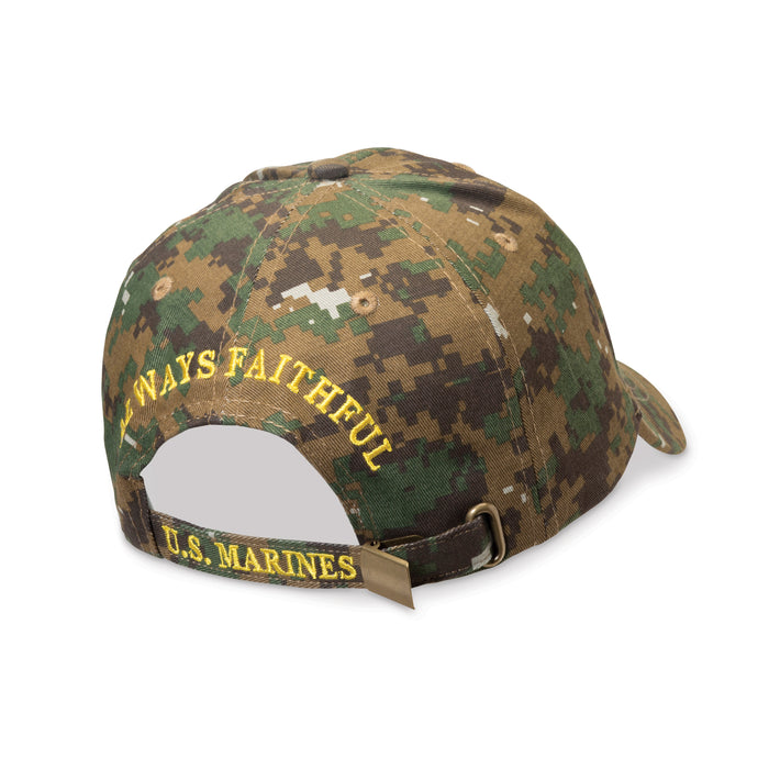 United States Marine Corps Logo Hat- Digital Woodland
