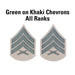 Green on Khaki Chevrons - SGT GRIT