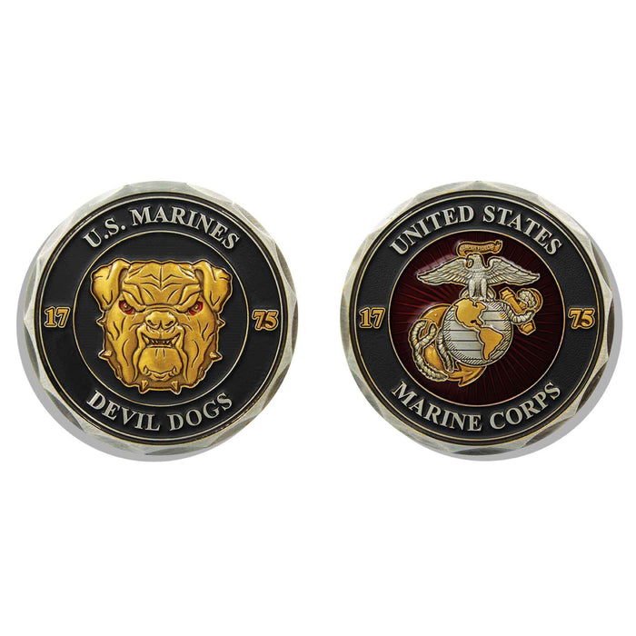 USMC Devil Dogs Challenge Coin
