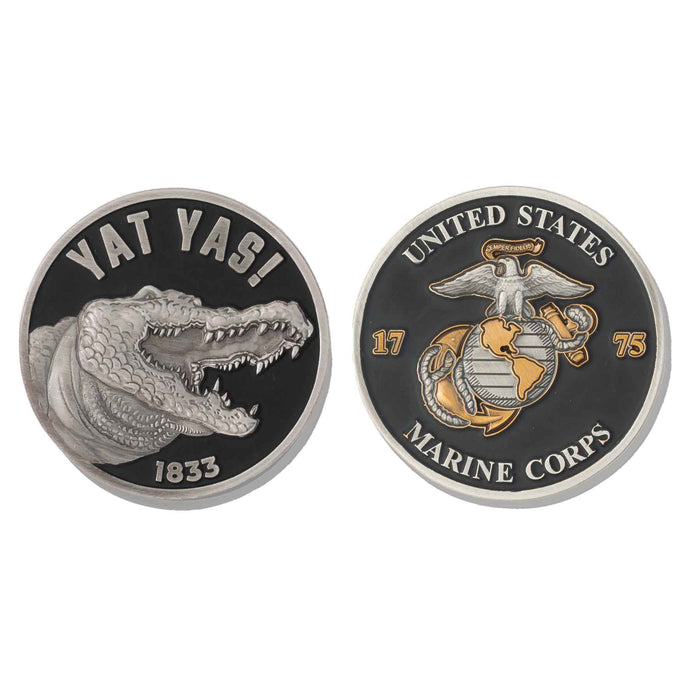 USMC Yat-Yas Challenge Coin