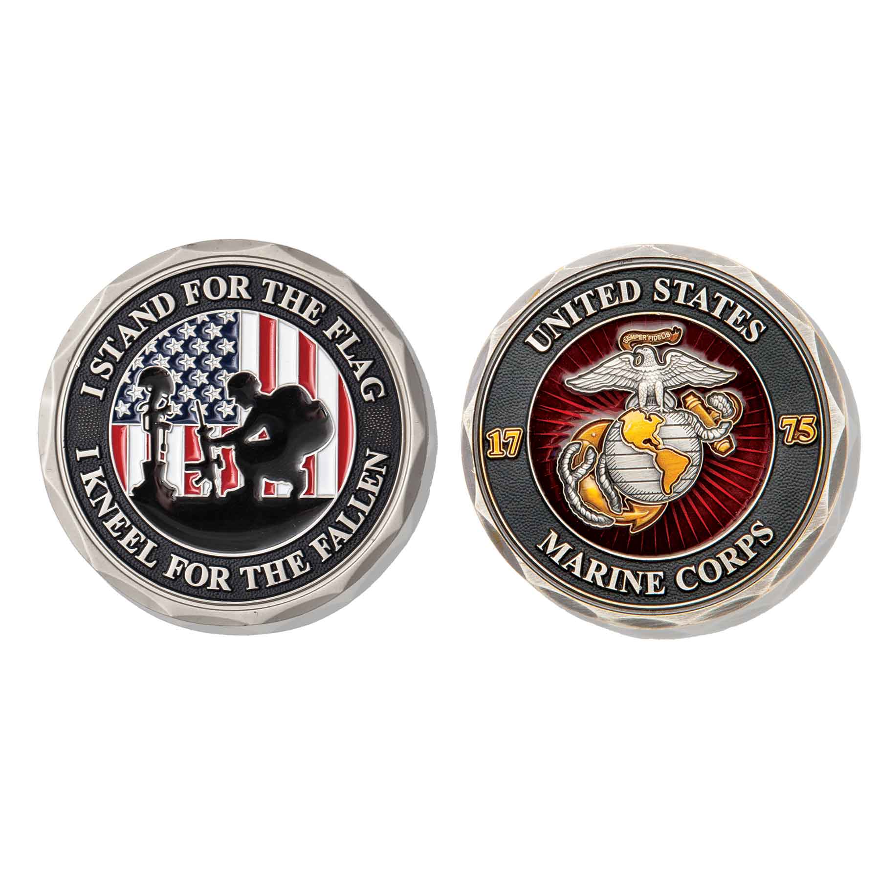 USMC Kneel For The Fallen Challenge Coin – SGT GRIT