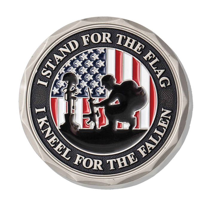 USMC Kneel For The Fallen Challenge Coin - SGT GRIT