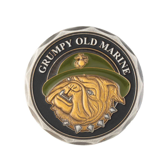 Grumpy Old Marine Challenge Coin - SGT GRIT