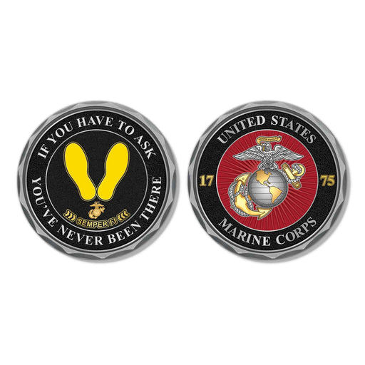 USMC If You Have To Ask Challenge Coin - SGT GRIT