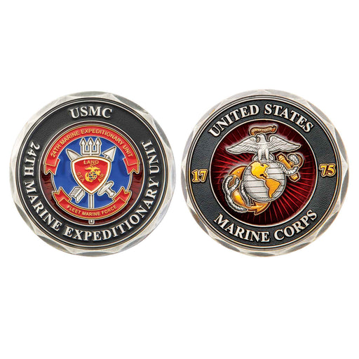 24th MEU Fleet Marine Force Challenge Coin - SGT GRIT