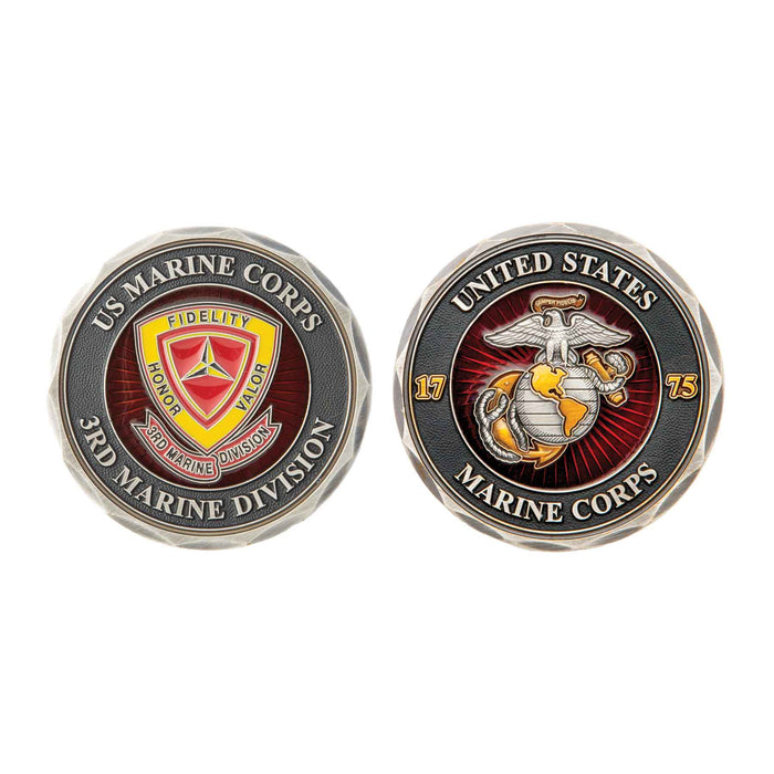 3rd Marine Division Challenge Coin - SGT GRIT