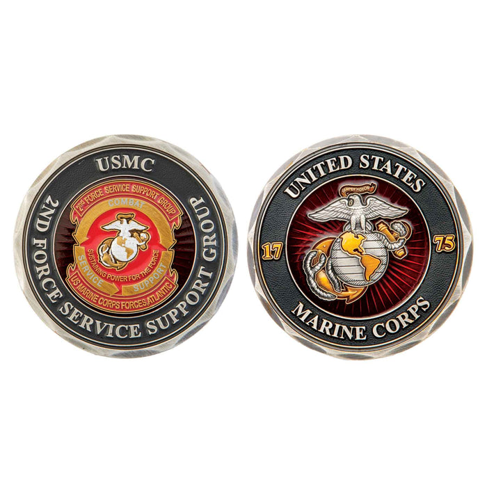 2nd FSSG - US Marine Corps Forces, Atlantic Challenge Coin