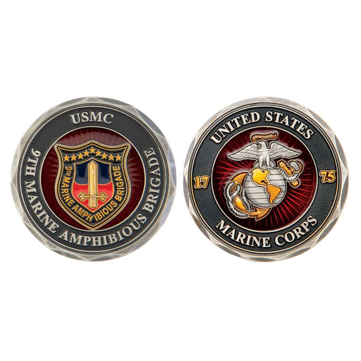 9th Marine Amphibious Brigade Challenge Coin - SGT GRIT