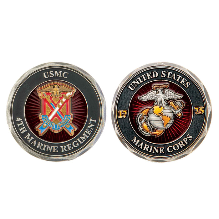 4th Marines Regimental Challenge Coin - SGT GRIT