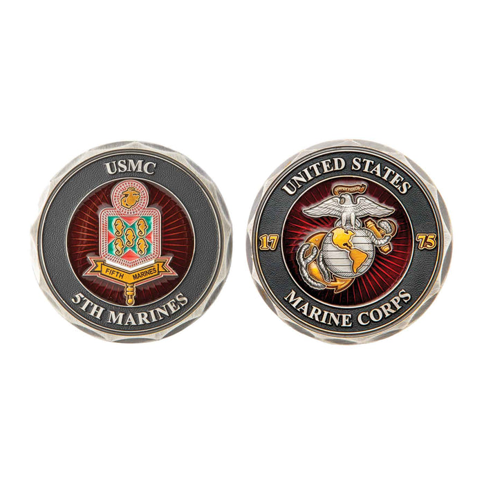 5th Marines Regimental Challenge Coin - SGT GRIT