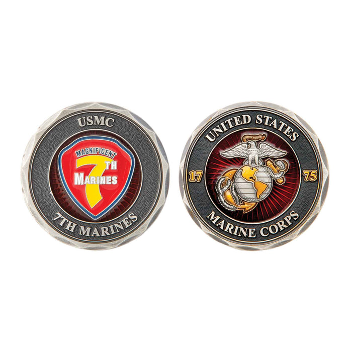 7th Marines Regimental Challenge Coin - SGT GRIT