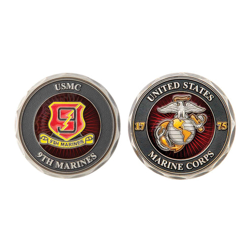 9th Marines Regimental Challenge Coin - SGT GRIT