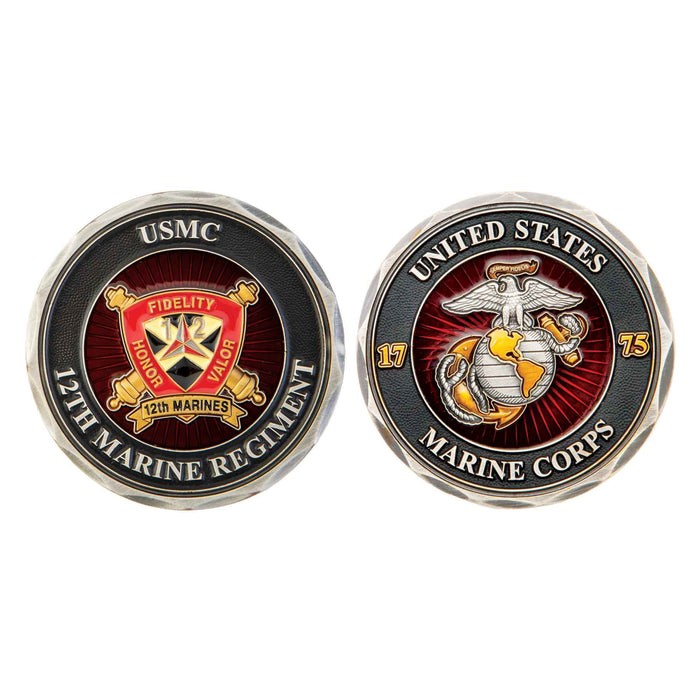 12th Marines Regimental Challenge Coin - SGT GRIT