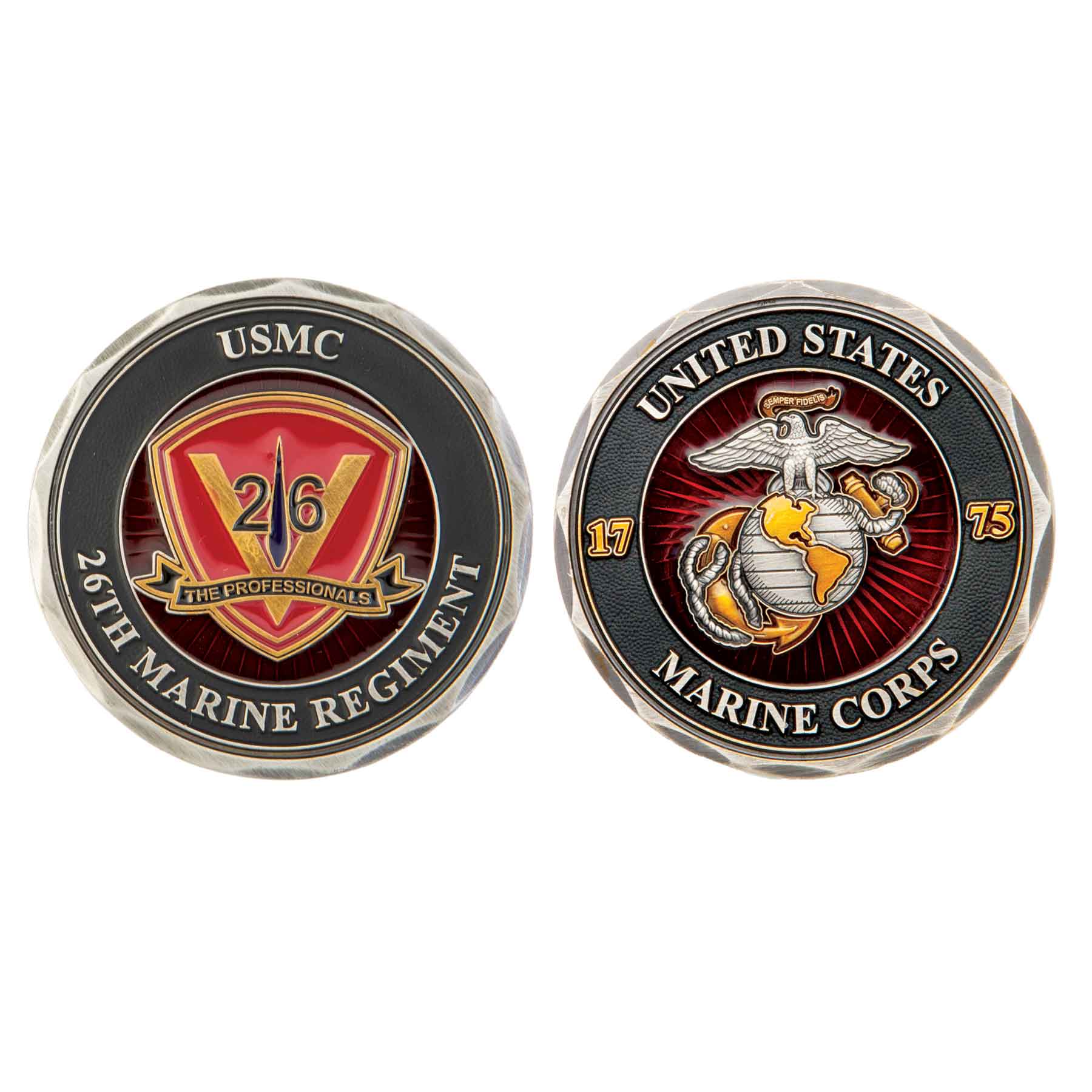 26th Marines Regimental Challenge Coin – SGT GRIT