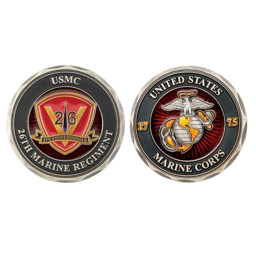 26th Marines Regimental Challenge Coin - SGT GRIT