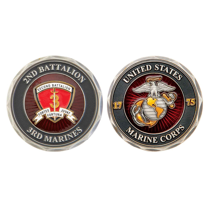 2nd Battalion 3rd Marines Challenge Coin - SGT GRIT