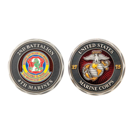 2nd Battalion 4th Marines Challenge Coin - SGT GRIT