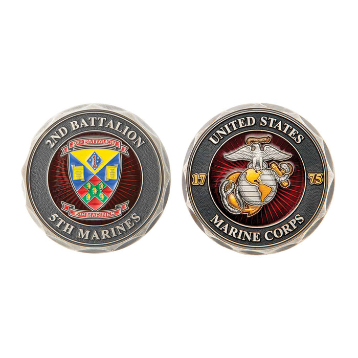 2nd Battalion 5th Marines Challenge Coin - SGT GRIT