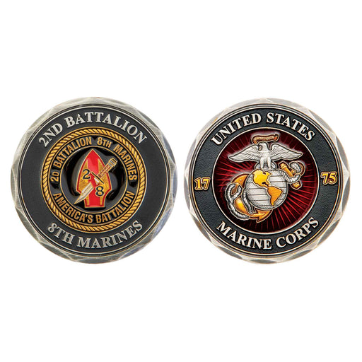 2nd Battalion 8th Marines Challenge Coin - SGT GRIT